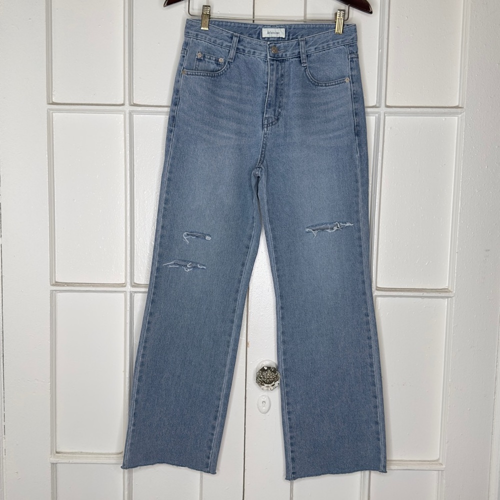 Delumine Wide Leg Jeans